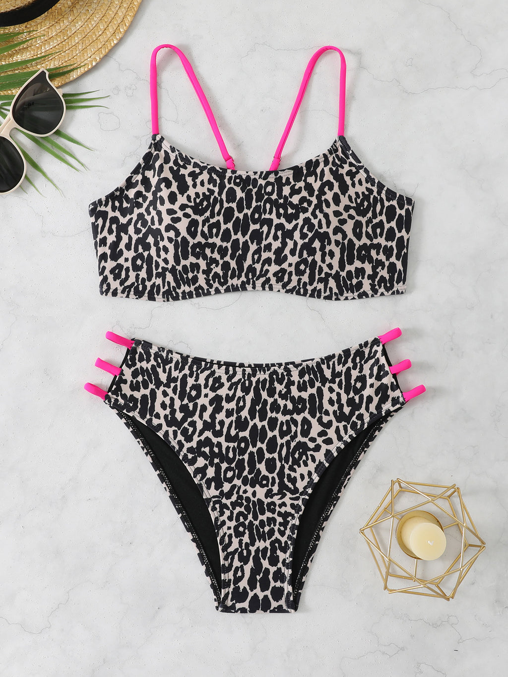 Sexy Two-Piece Separated Bikini Swimsuit for Women