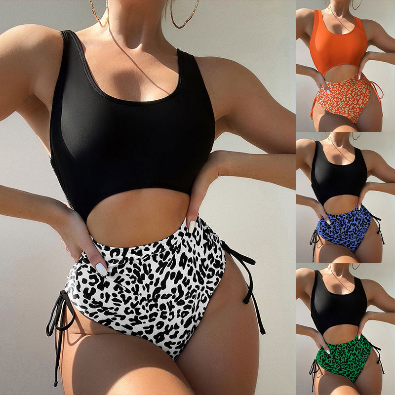 Leopard Print Bikini Set Two-Piece Swimsuit