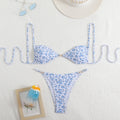 Floral Triangle Cup Spicy Girl Bikini