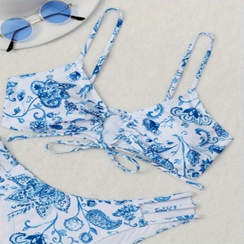 Tie Bikini Swimsuit Beach Two-Piece for Women